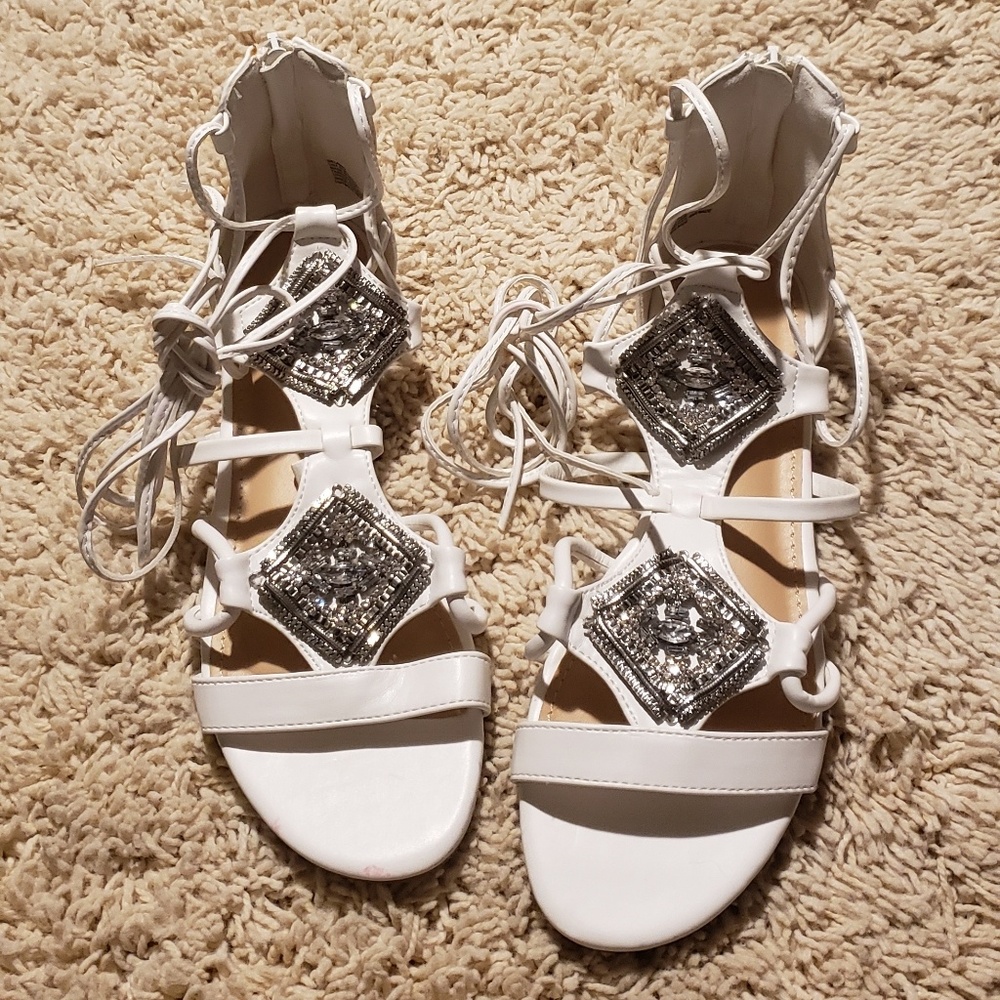 NWOT JustFab Lace-up Sandals